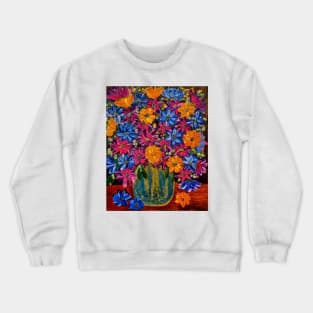 Beautiful abstract flowers Crewneck Sweatshirt